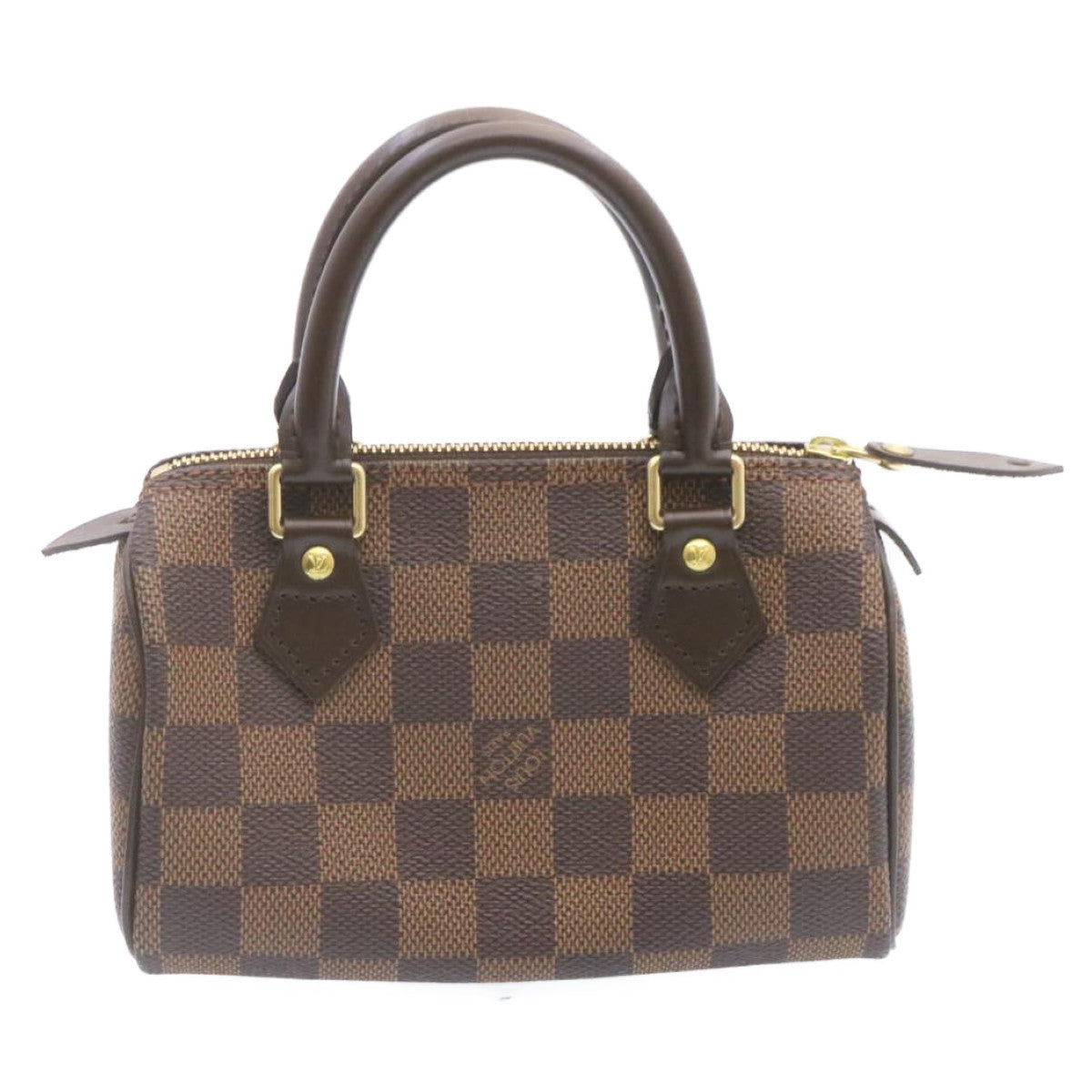 LOUIS VUITTON Damier Ebene Mini Speedy Hand Bag M41534 LV 25202S