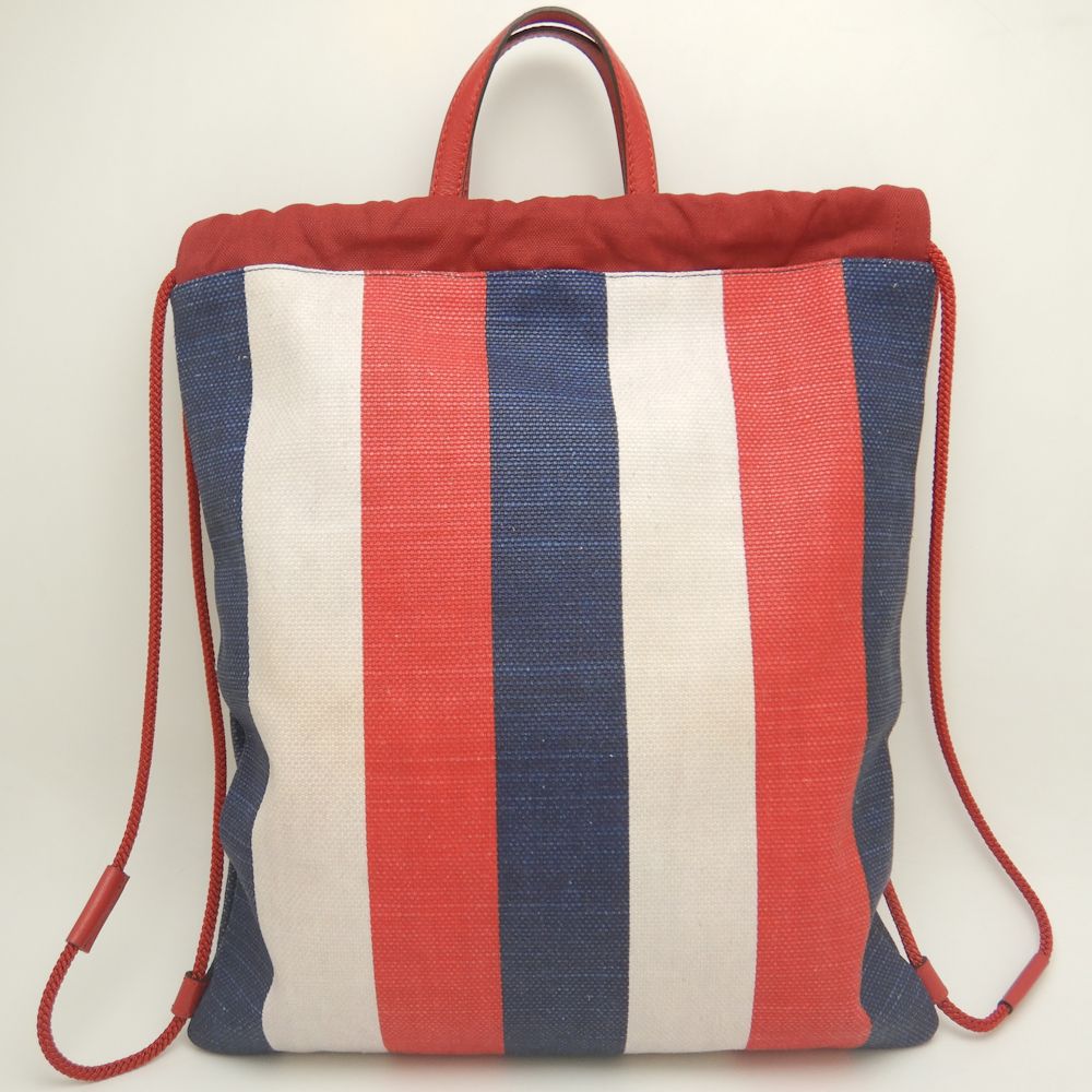 Luxury Gucci Trending 2025 Canvas Leather Drawstring Backpack