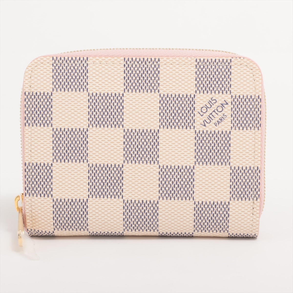 Louis Vuitton Damierazur Zippyr Coin Impact N60229 Rose Valerie Coin Case