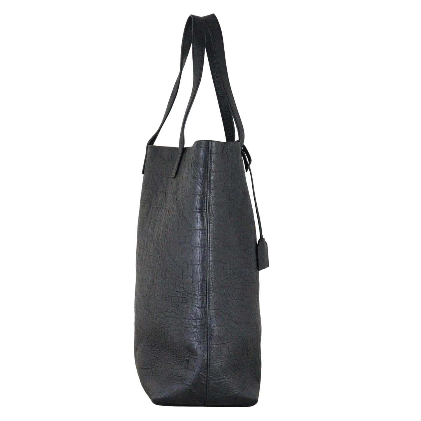 Saint Laurent Shopping Tote Croc Embossed