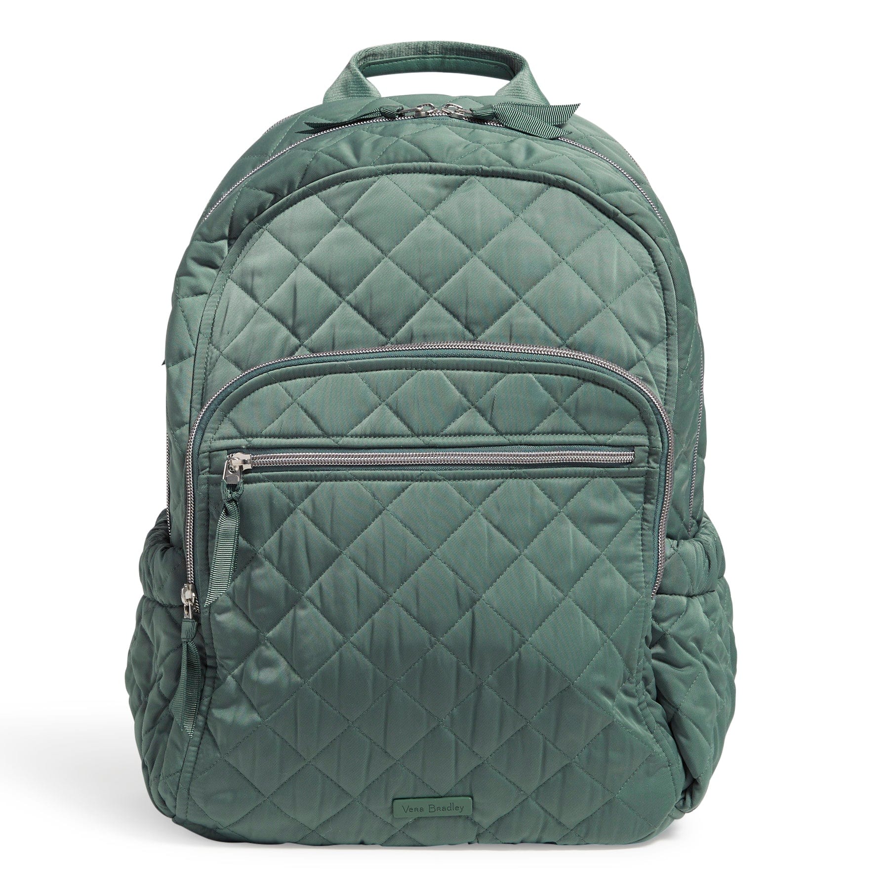 Campus Backpack-Olive Leaf-Image 1-Vera Bradley