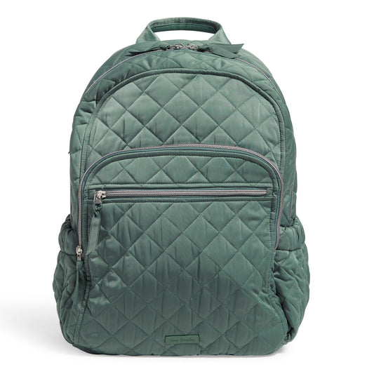 Campus Backpack-Olive Leaf-Image 1-Vera Bradley