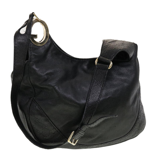 Luxury Gucci Trending 2025 GG Canvas ssima Shoulder Bag Leather Black
