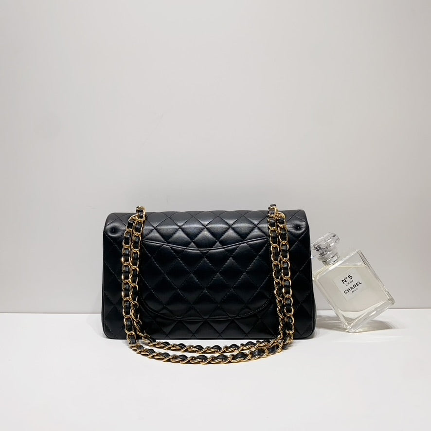 No.001653-1-Chanel Lambskin Classic Flap Bag 25cm