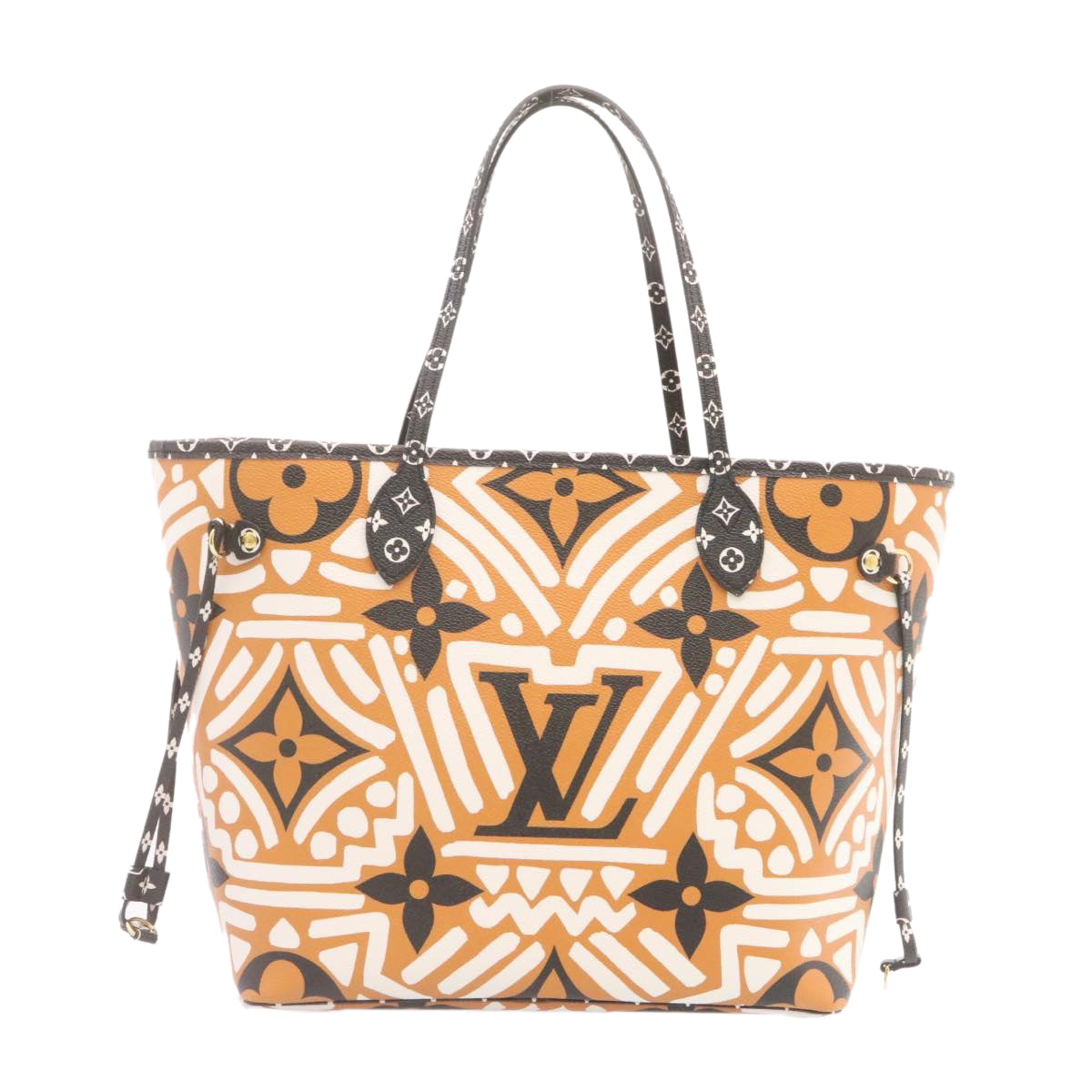 LOUIS VUITTON Monogram Giant Neverfull MM Tote Bag Caramel M56584 LV 25725S
