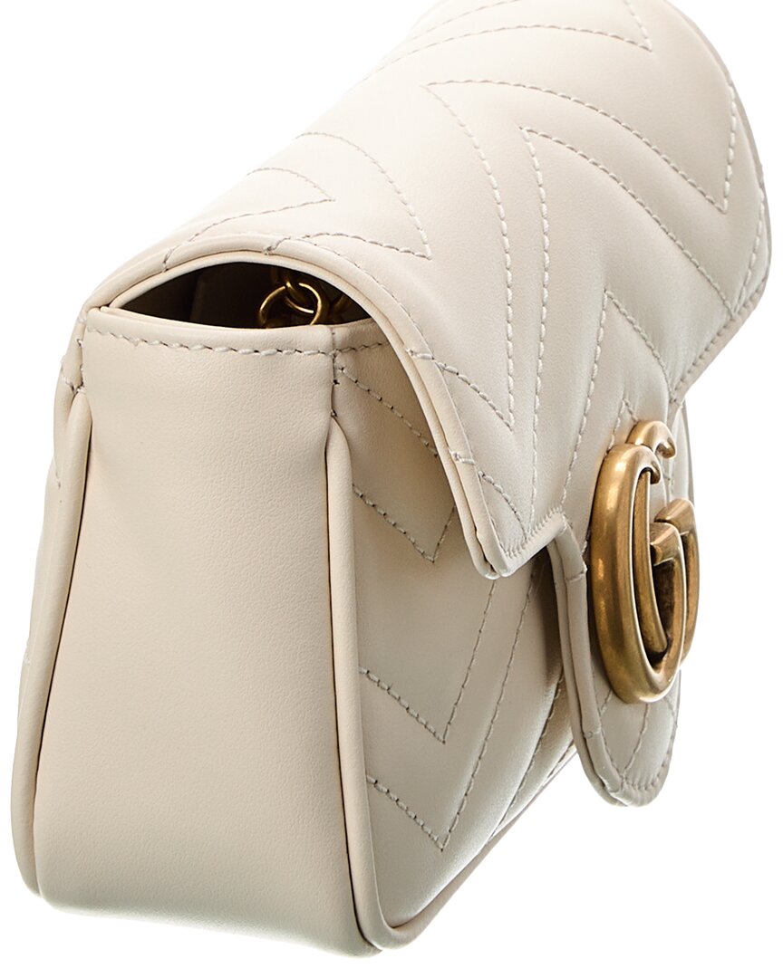 Gucci GG Marmont Super Mini Matelasse Leather Shoulder Bag