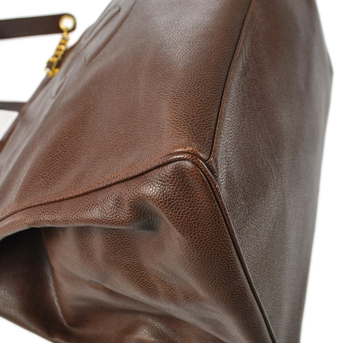 Luxury Chanel 1994-1996 Tote 40 Brown Caviar