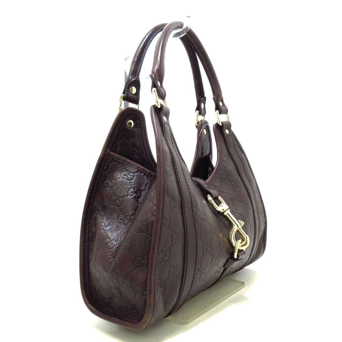 Gucci Shimmer Line  Leather Handbag ()
