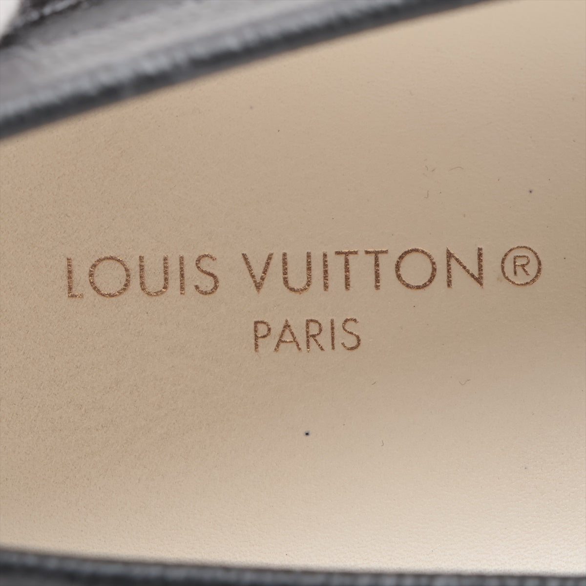 Louis Vuitton LV Racing Line 21 Year PVC  Leather Driving Shoes 7 1/2 Men Black ND0231 Monogram LV Logo
