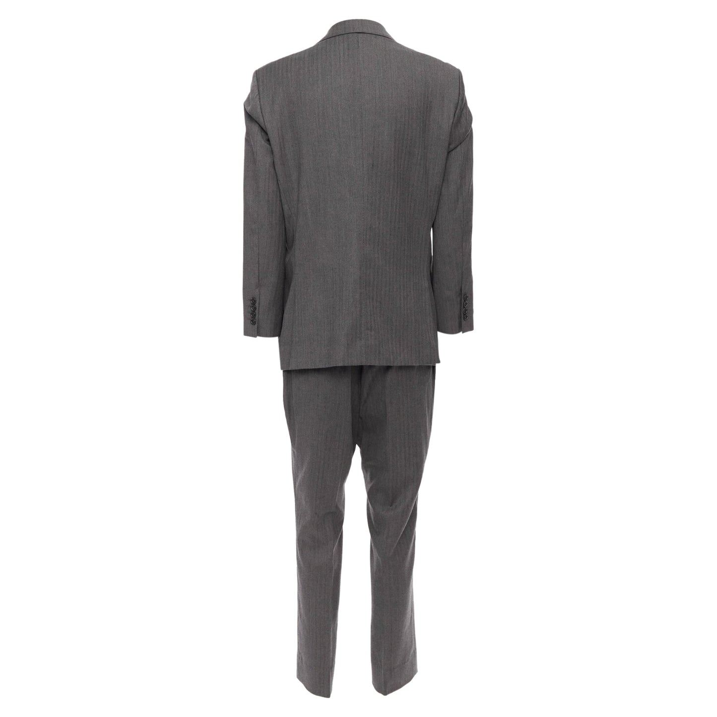 Gucci Vintage Stripe Cropped Sleeve Blazer Suit