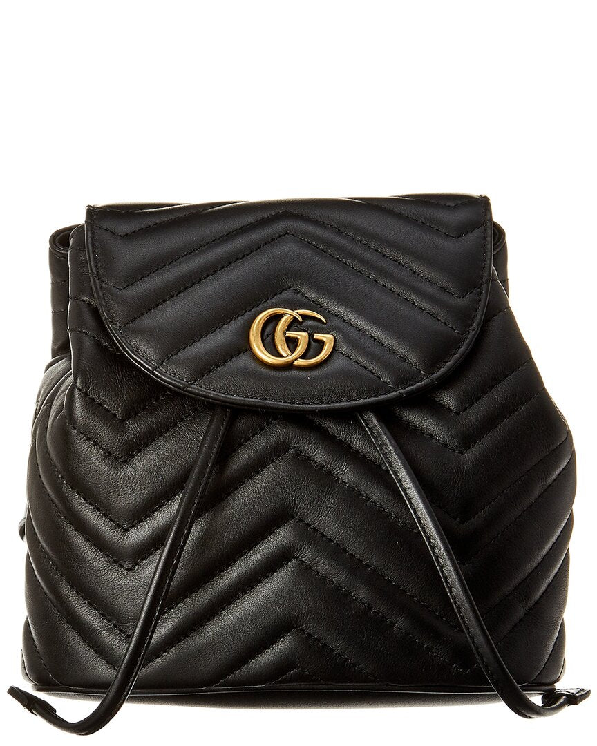 Gucci GG Marmont Matelasse Leather Backpack