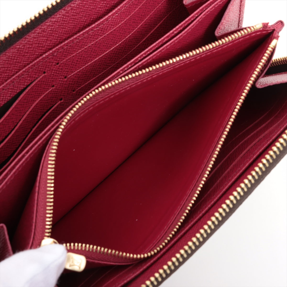 Louis Vuitton Monogram  Wallet M41895 Fushai Round Zip Wallet