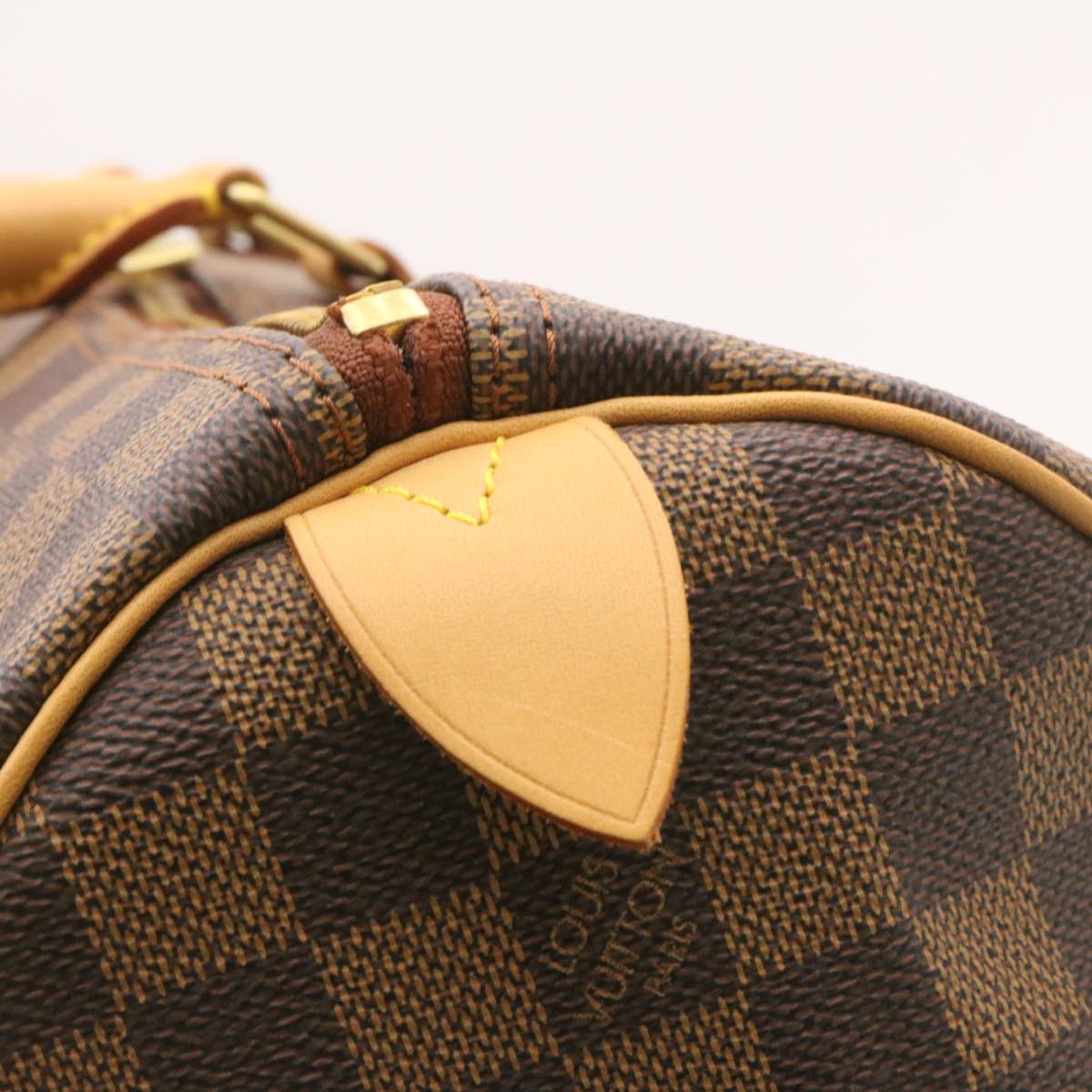 LOUIS VUITTON Damier Ebene Keepall 45 Boston Bag LV 26495S
