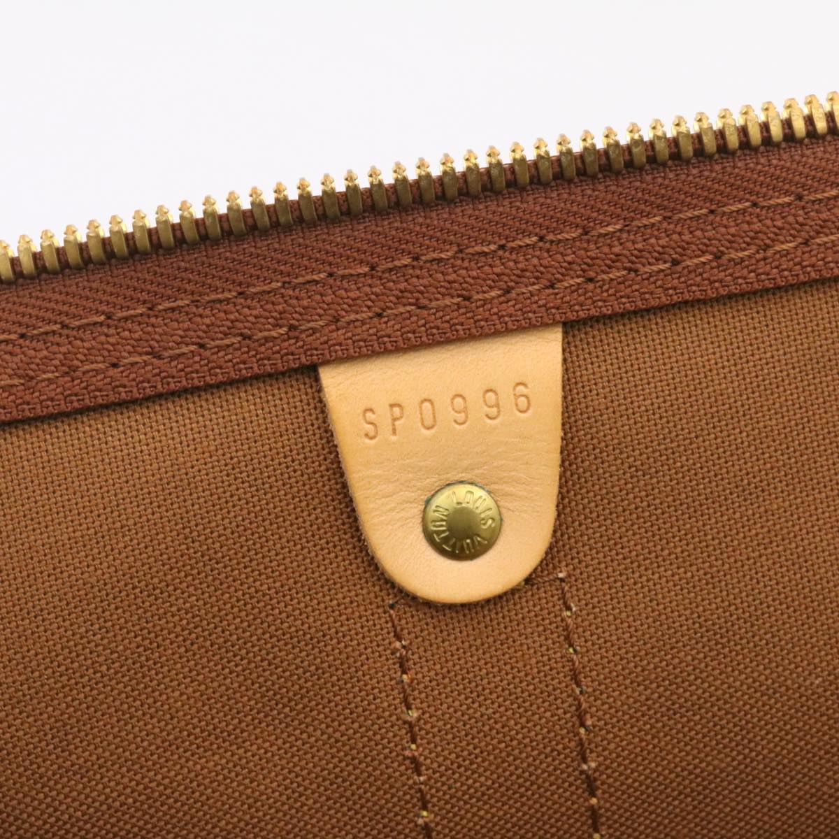 LOUIS VUITTON Damier Ebene Keepall 45 Boston Bag LV 26495S