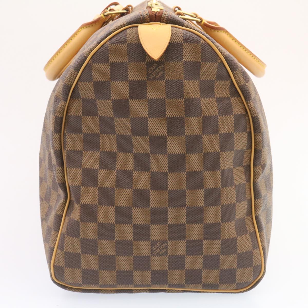 LOUIS VUITTON Damier Ebene Keepall 45 Boston Bag LV 26495S