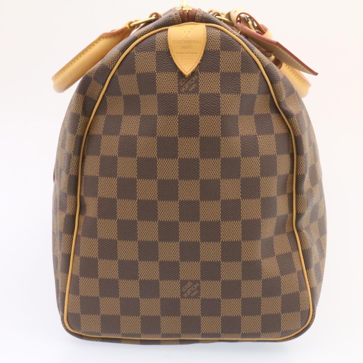 LOUIS VUITTON Damier Ebene Keepall 45 Boston Bag LV 26495S