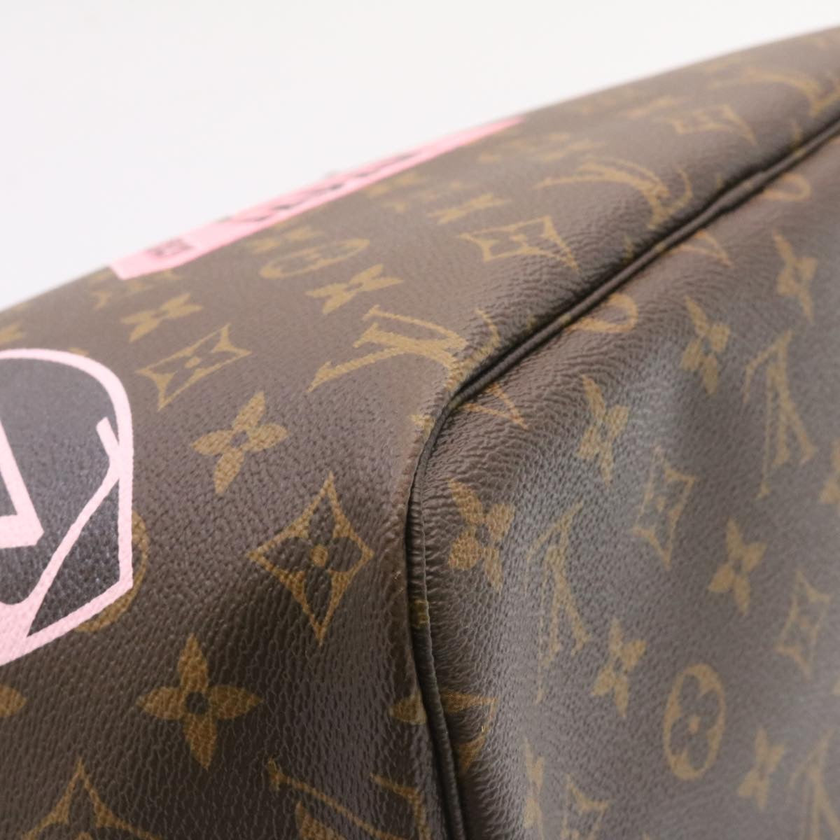 LOUIS VUITTON Monogram World Tour Neverfull MM Tote Bag M42844 LV 26563S