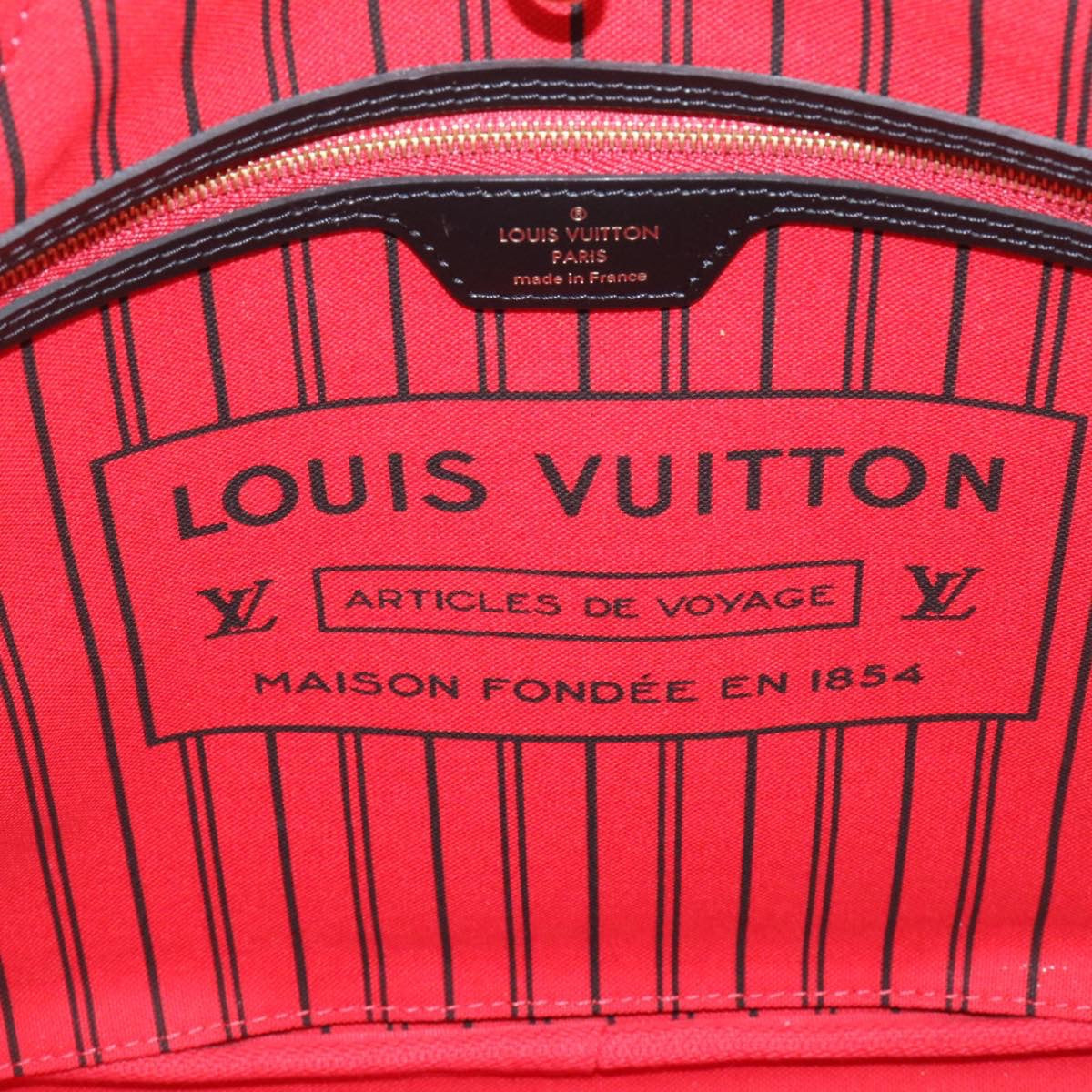 LOUIS VUITTON Monogram World Tour Neverfull MM Tote Bag M42844 LV 26563S
