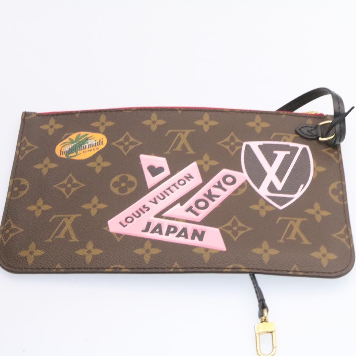 LOUIS VUITTON Monogram World Tour Neverfull MM Tote Bag M42844 LV 26563S