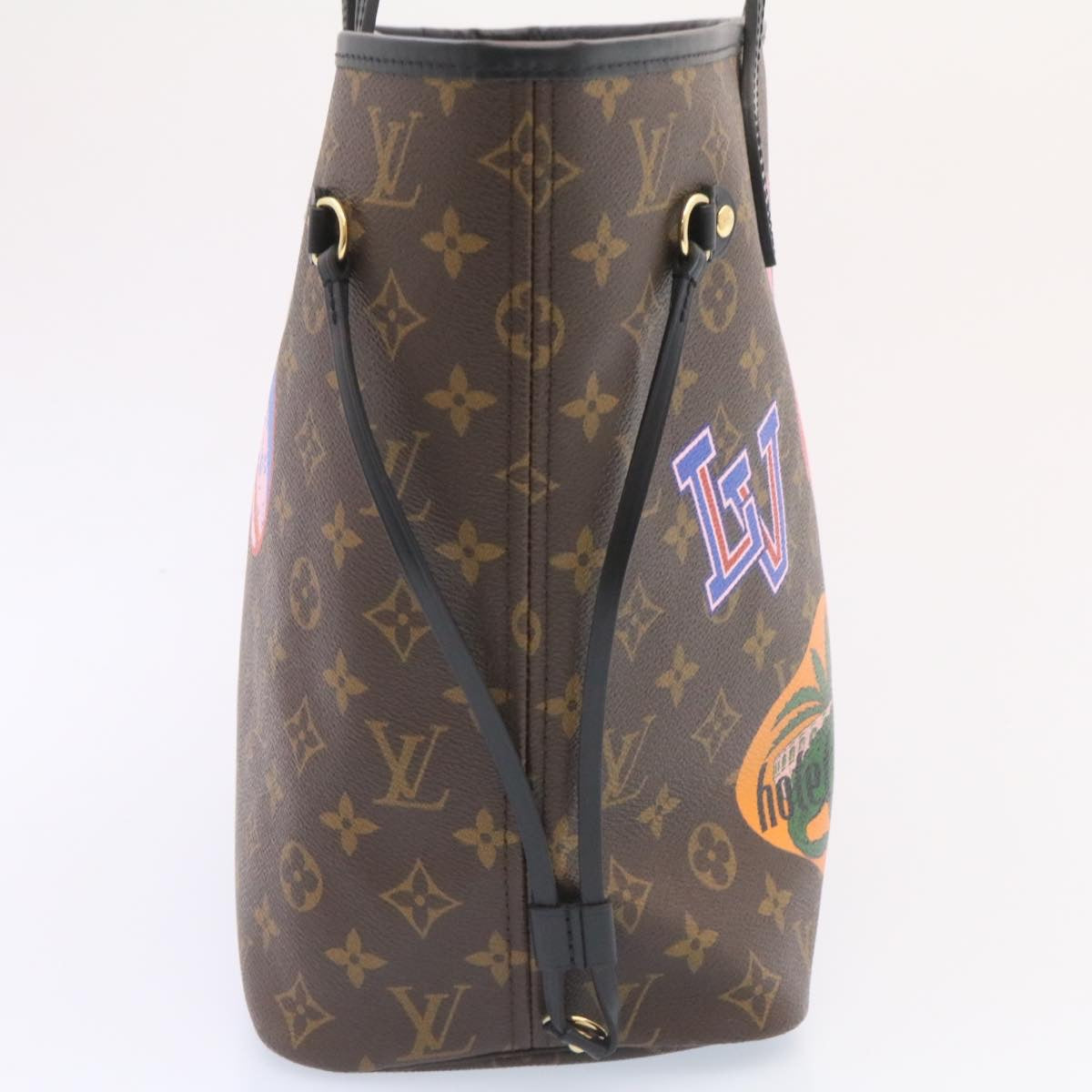 LOUIS VUITTON Monogram World Tour Neverfull MM Tote Bag M42844 LV 26563S