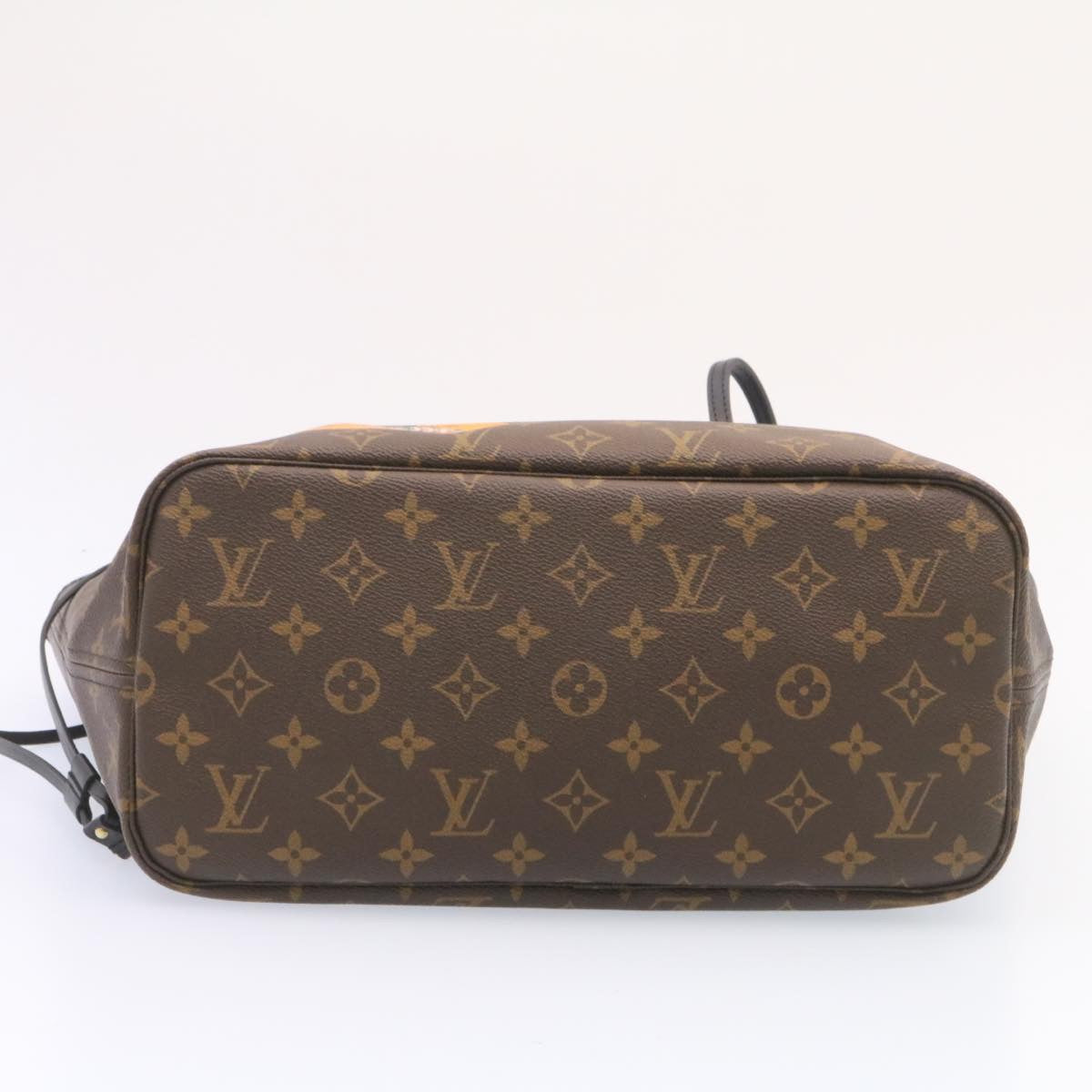 LOUIS VUITTON Monogram World Tour Neverfull MM Tote Bag M42844 LV 26563S