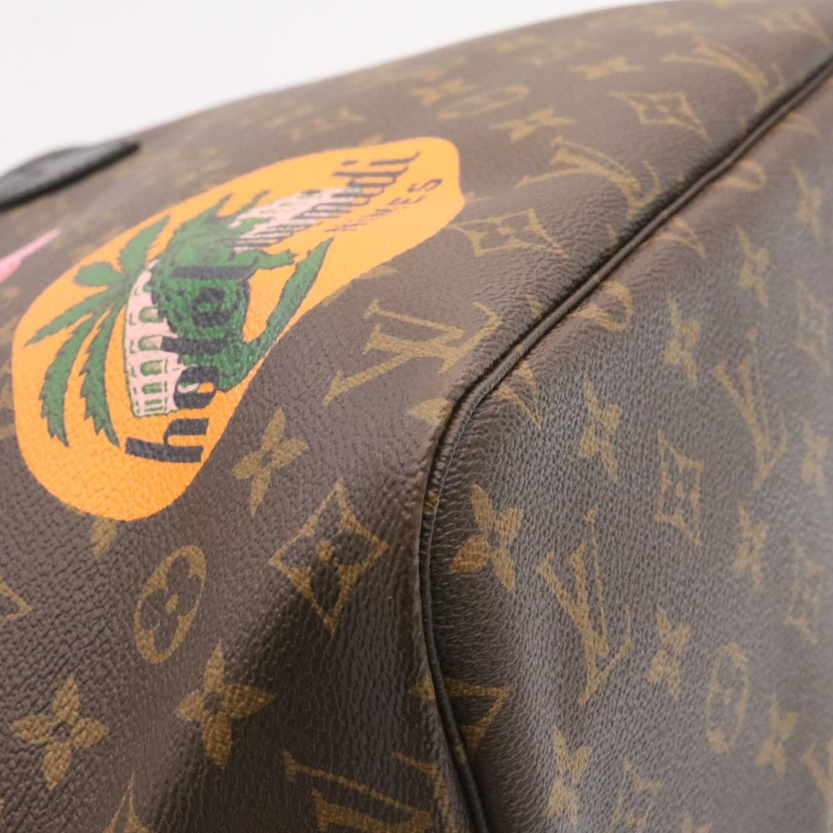 LOUIS VUITTON Monogram World Tour Neverfull MM Tote Bag M42844 LV 26563S
