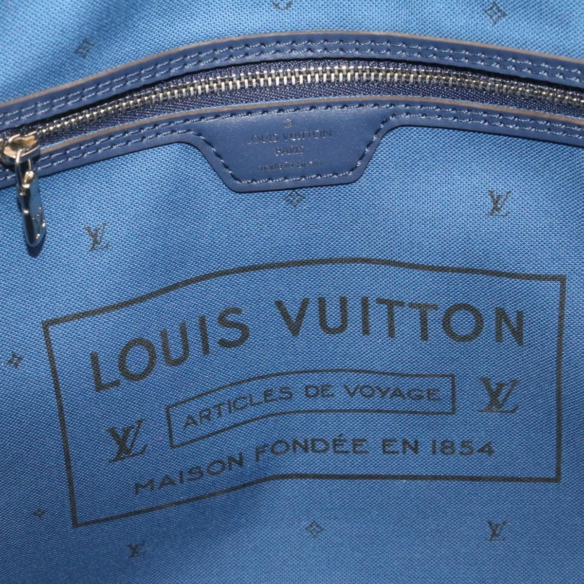 LOUIS VUITTON Monogram Escal Neverfull MM Tote Bag Blue M45128 LV 26573S