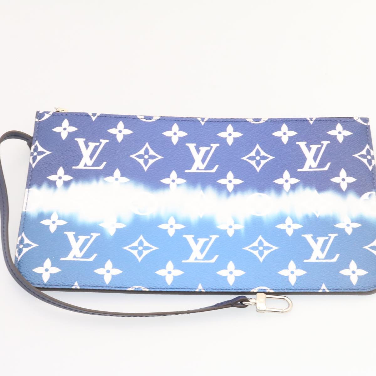 LOUIS VUITTON Monogram Escal Neverfull MM Tote Bag Blue M45128 LV 26573S