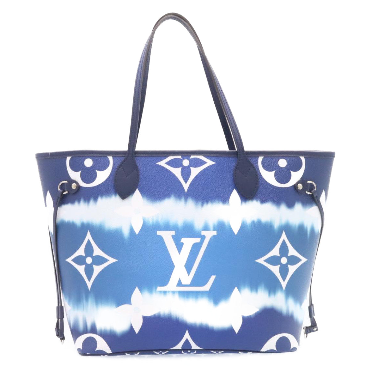 LOUIS VUITTON Monogram Escal Neverfull MM Tote Bag Blue M45128 LV 26573S