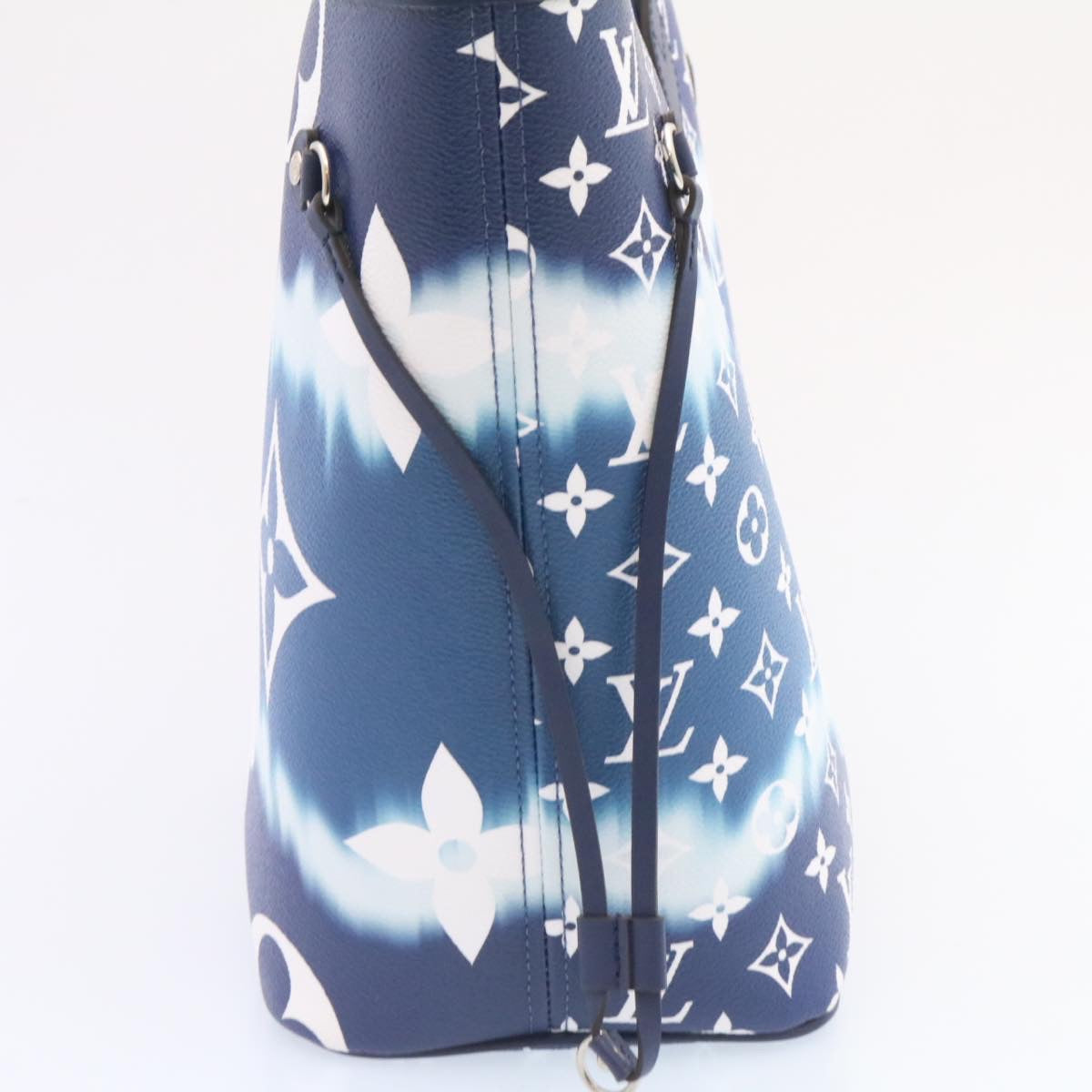 LOUIS VUITTON Monogram Escal Neverfull MM Tote Bag Blue M45128 LV 26573S