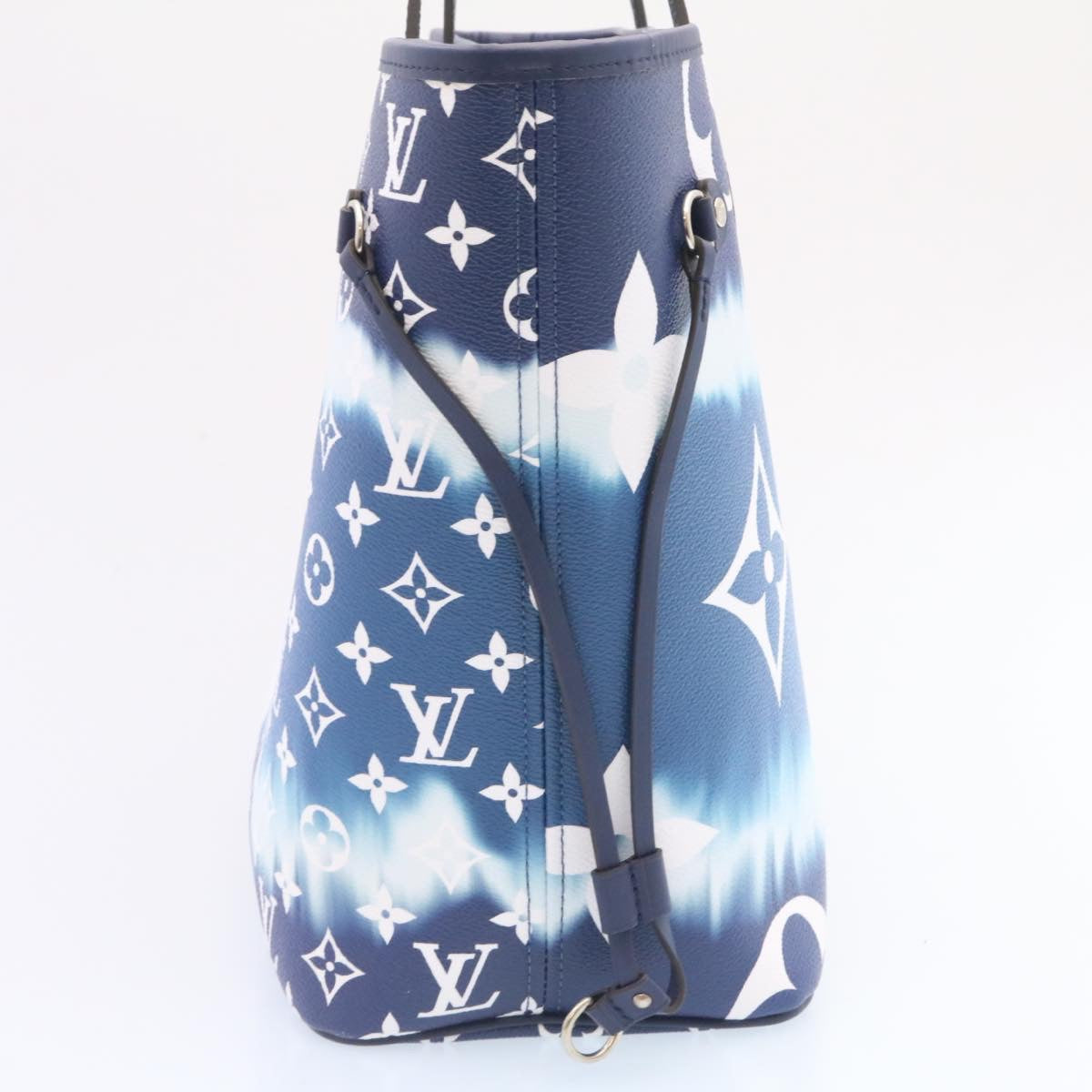 LOUIS VUITTON Monogram Escal Neverfull MM Tote Bag Blue M45128 LV 26573S