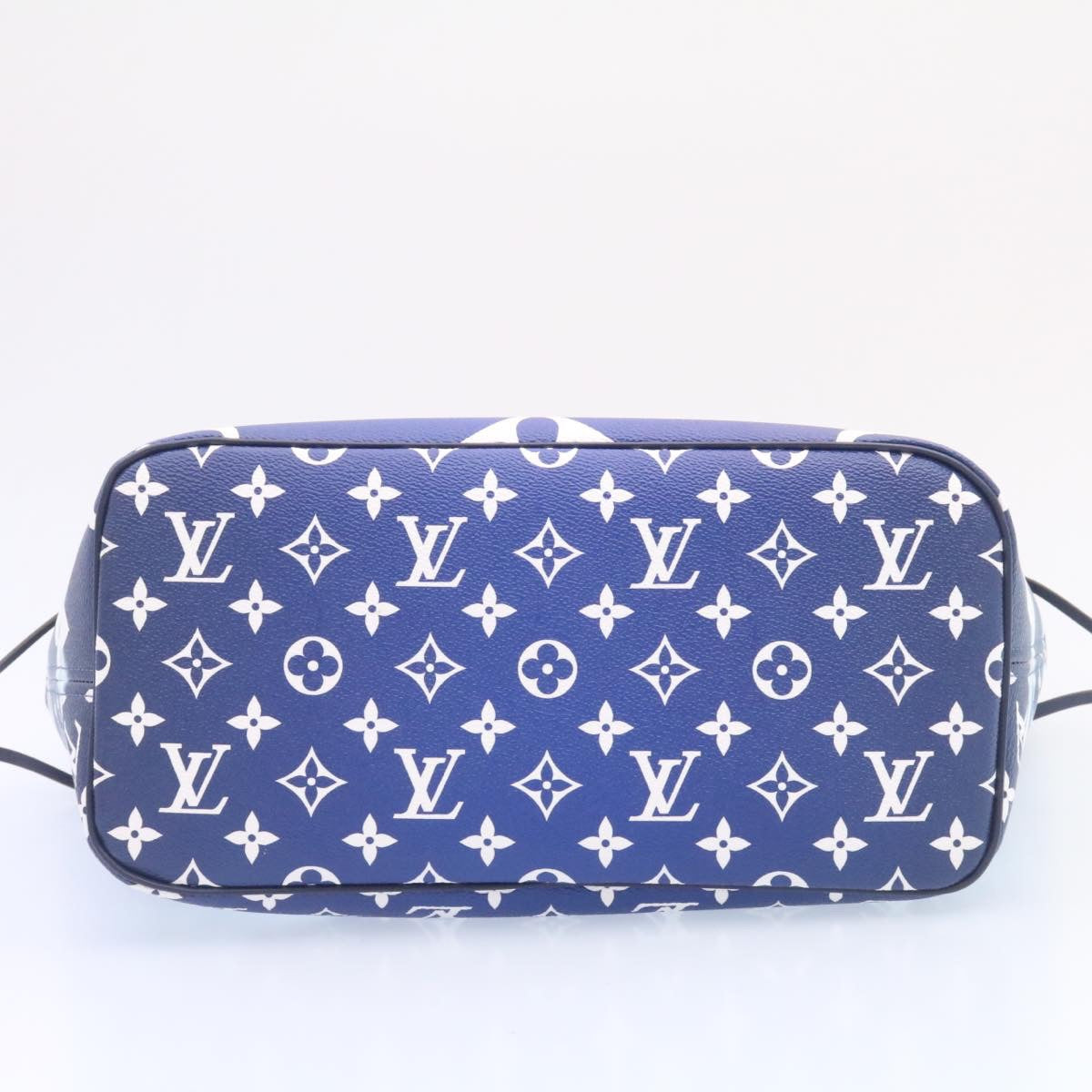 LOUIS VUITTON Monogram Escal Neverfull MM Tote Bag Blue M45128 LV 26573S