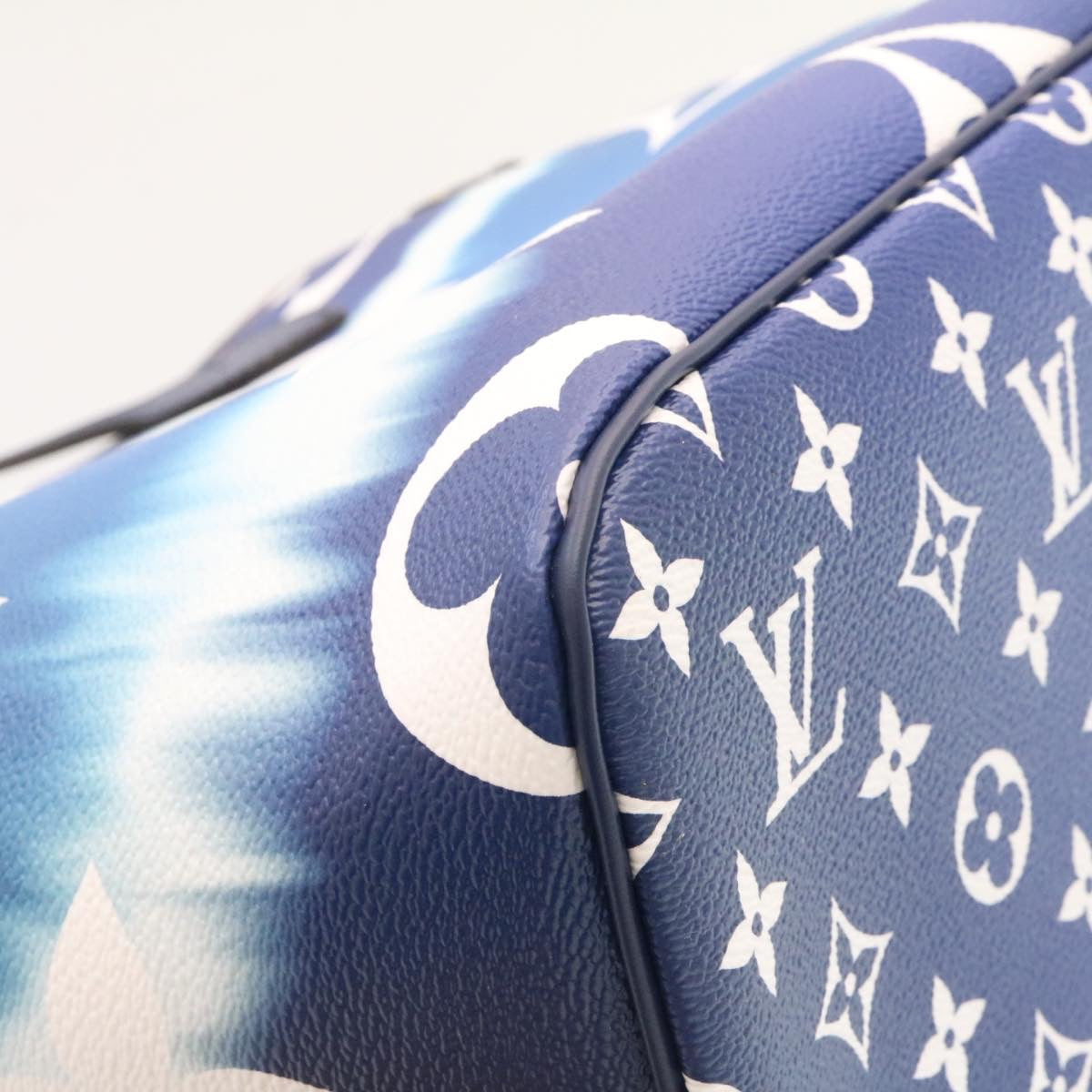 LOUIS VUITTON Monogram Escal Neverfull MM Tote Bag Blue M45128 LV 26573S