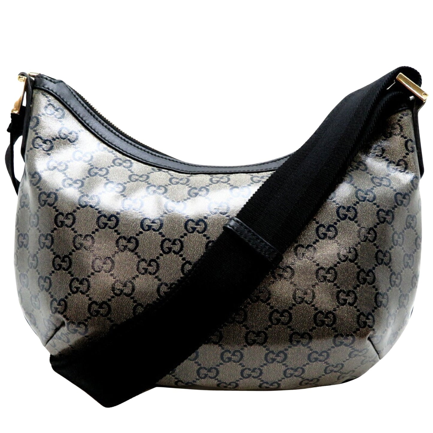 Gucci Gg Crystal  Canvas Shoulder Bag ()
