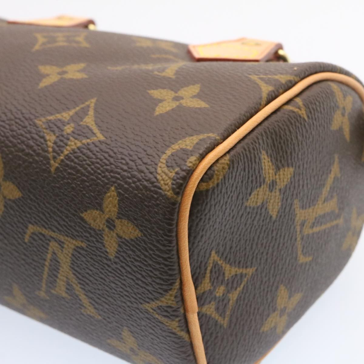 LOUIS VUITTON Monogram Mini Speedy Hand Bag M41534 LV 26741S