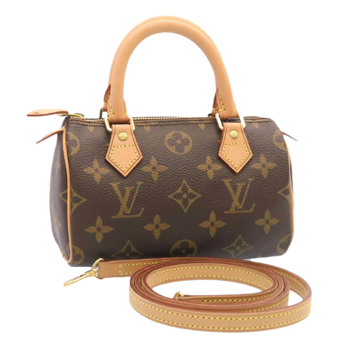 LOUIS VUITTON Monogram Mini Speedy Hand Bag M41534 LV 26741S