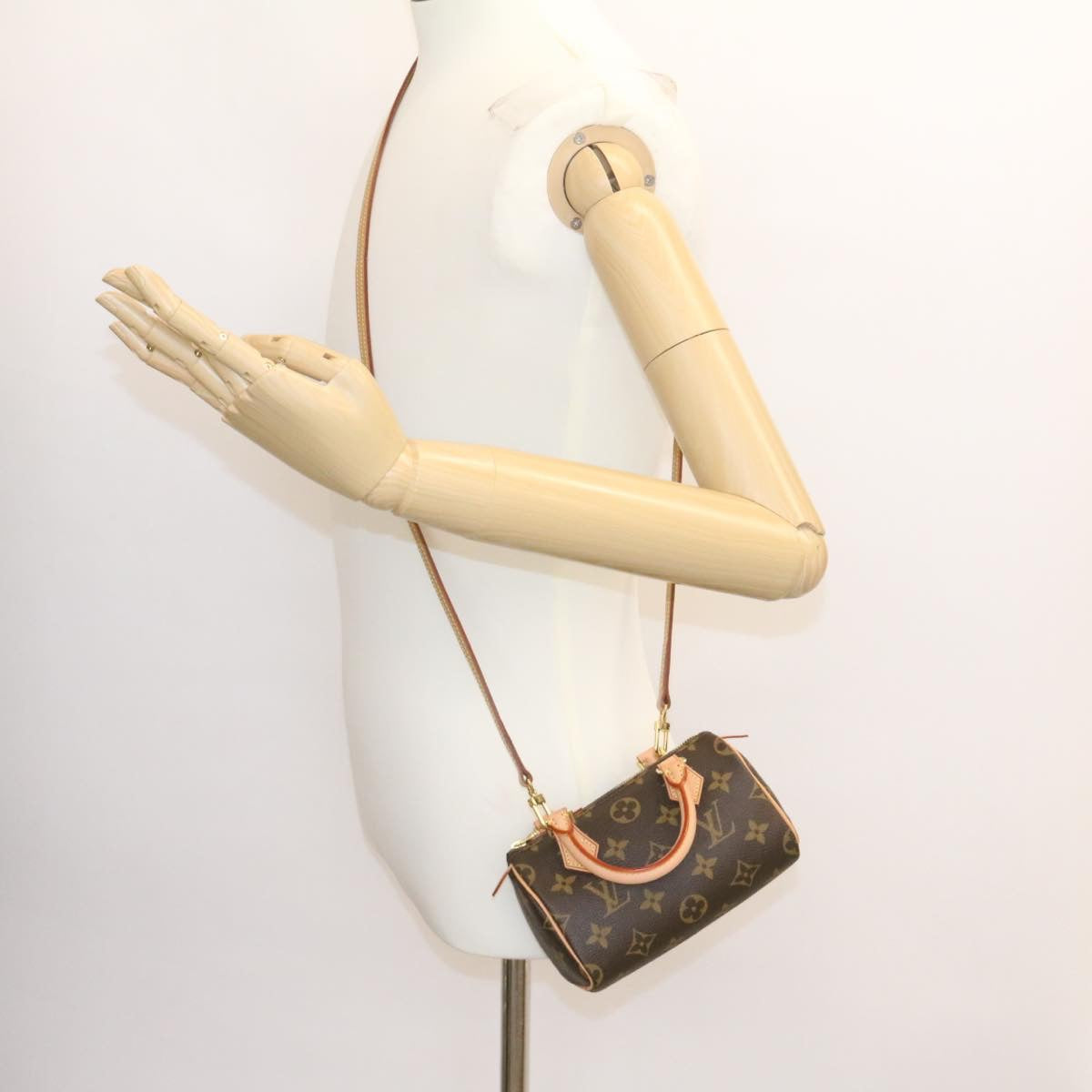 LOUIS VUITTON Monogram Mini Speedy Hand Bag M41534 LV 26741S