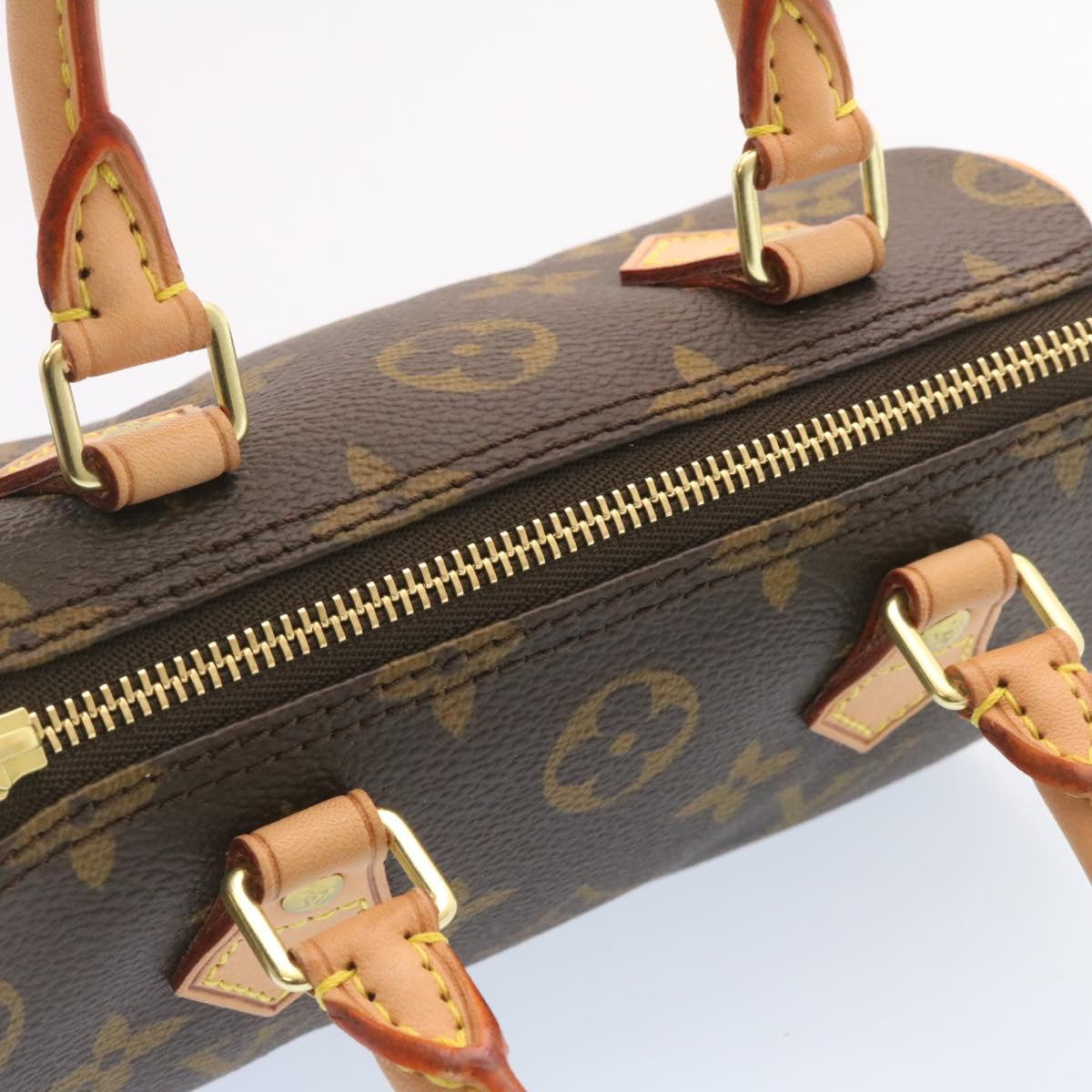 LOUIS VUITTON Monogram Mini Speedy Hand Bag M41534 LV 26741S