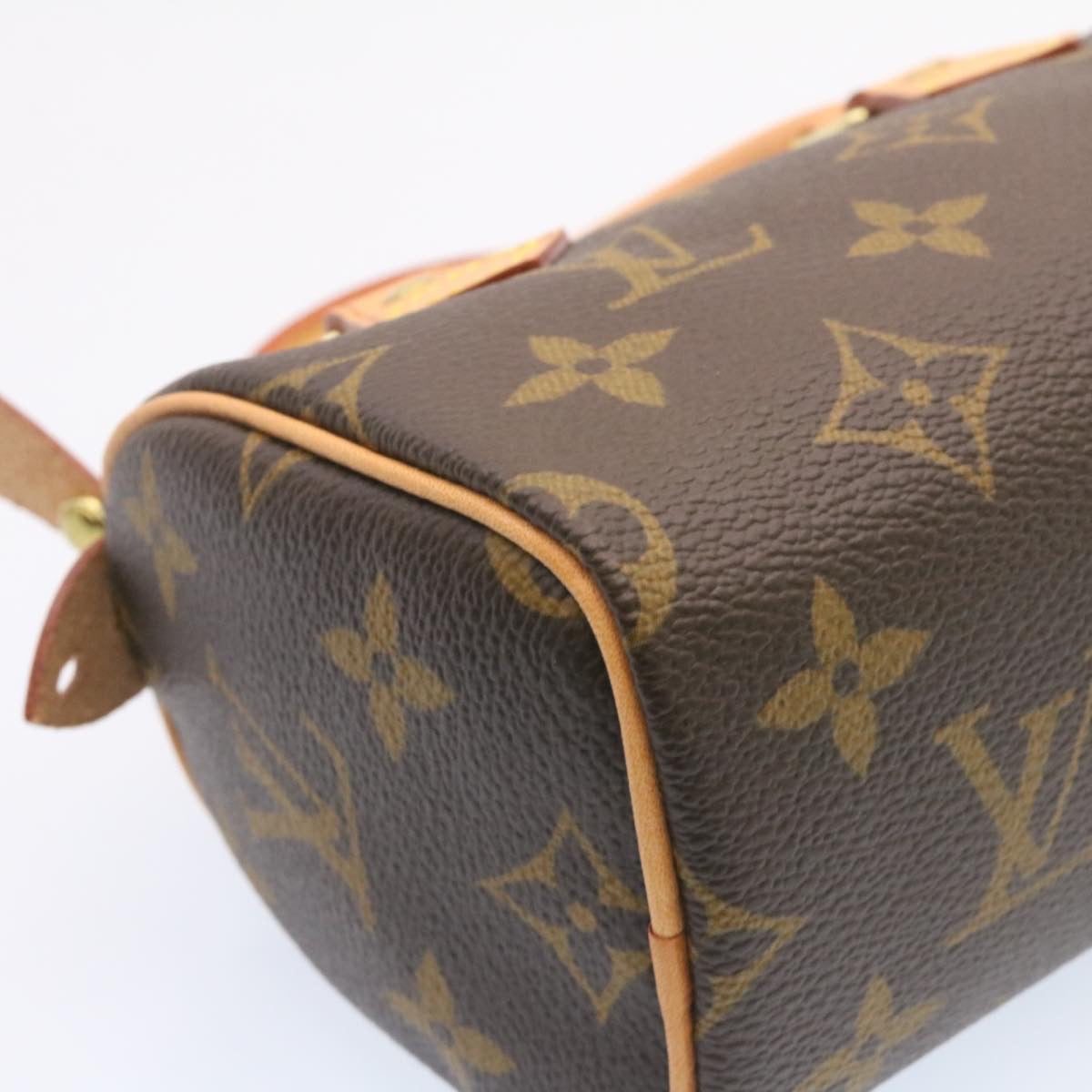 LOUIS VUITTON Monogram Mini Speedy Hand Bag M41534 LV 26741S