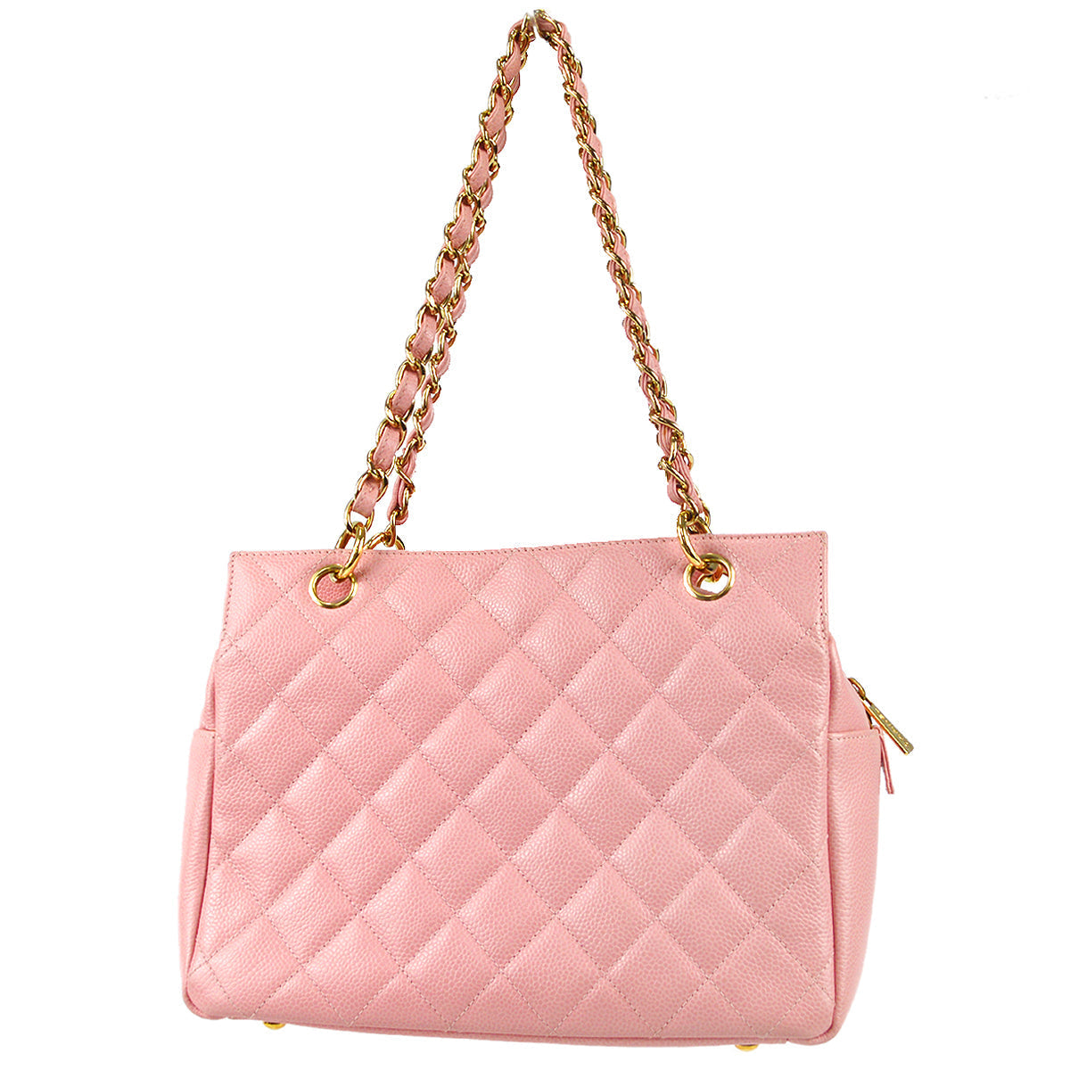 Luxury Chanel 2003-2004 Petite Timeless Tote PTT Pink Caviar