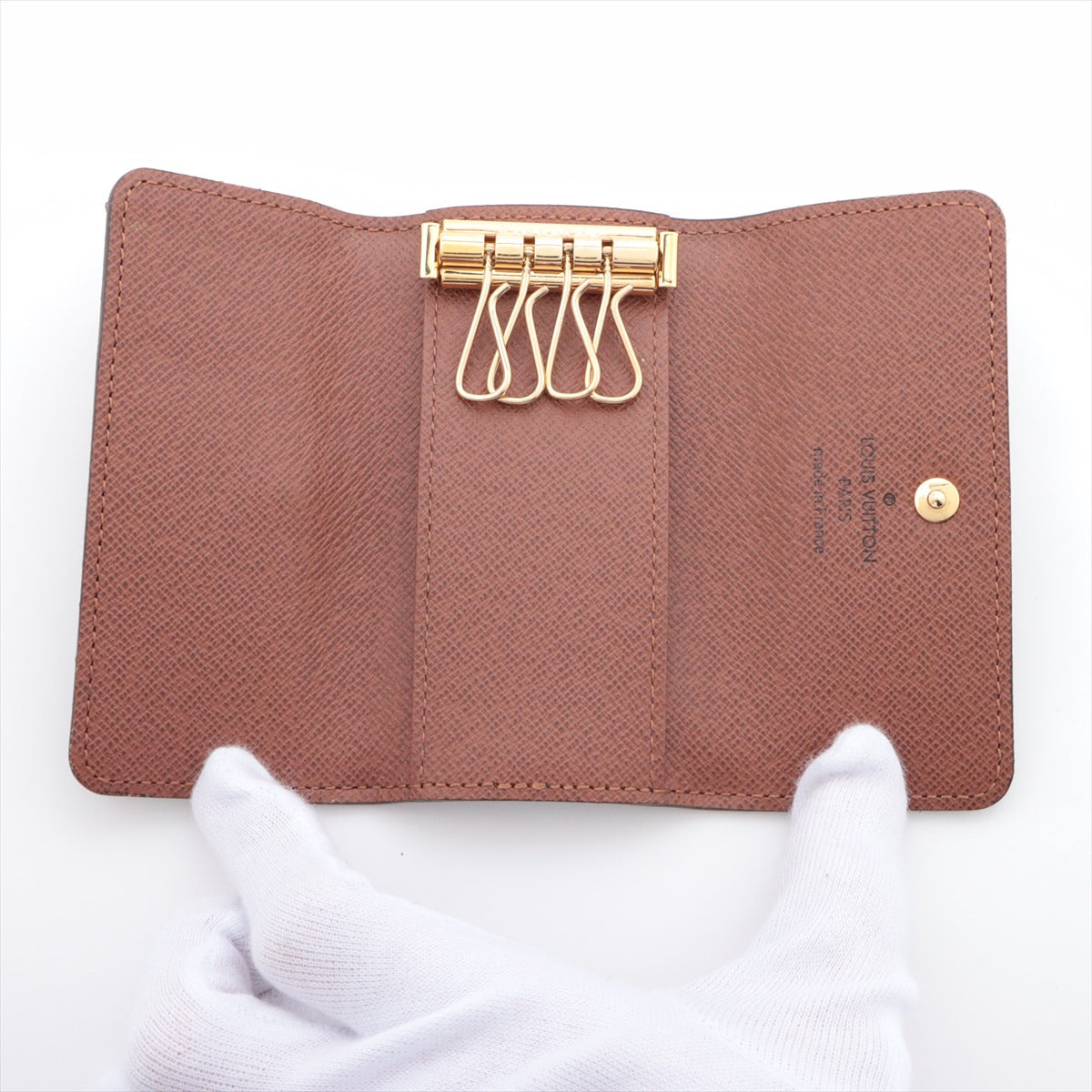 Louis Vuitton Monogram Multicell 4 M69517 Brown Keycase  Reaction