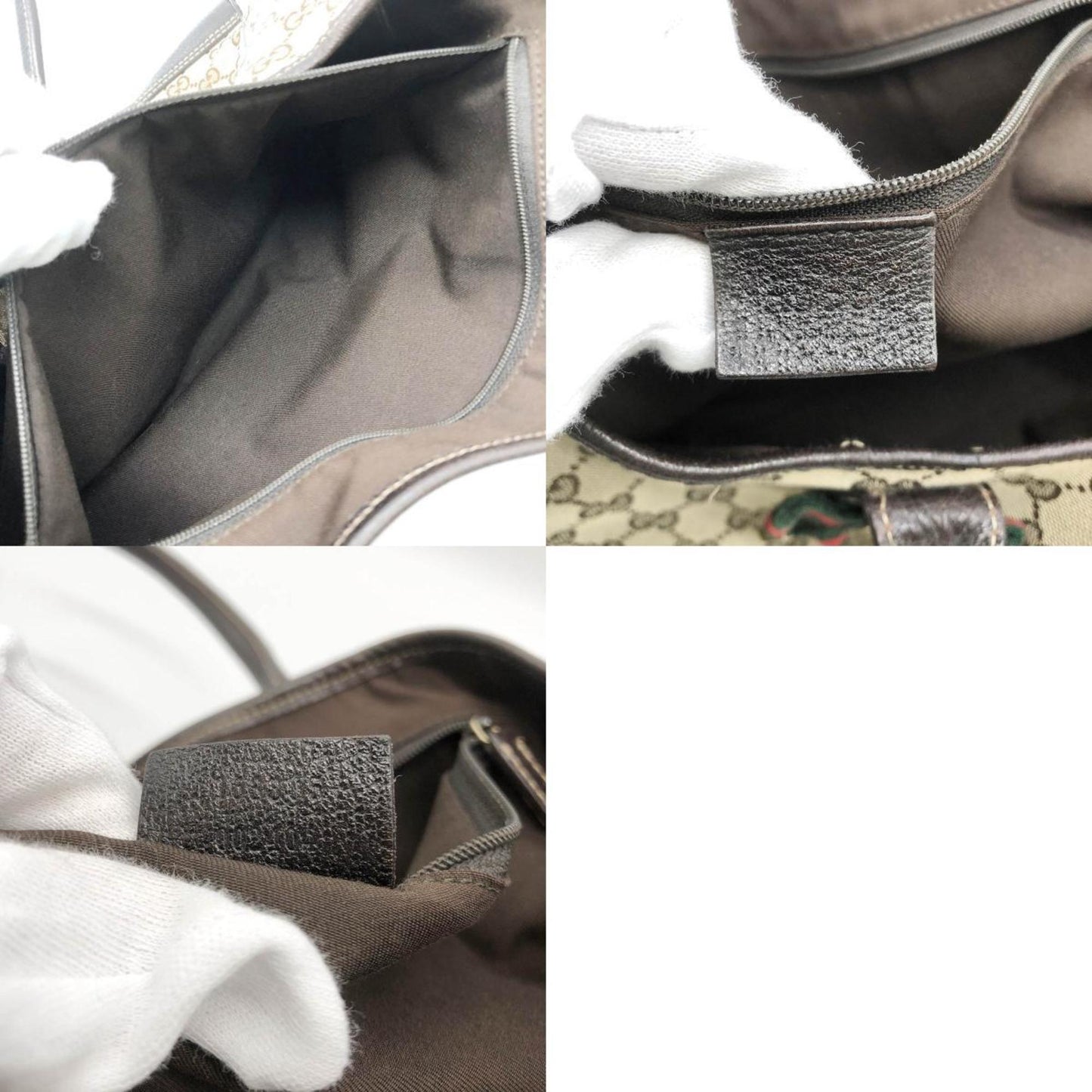 Gucci Gg Canvas  Canvas Tote Bag