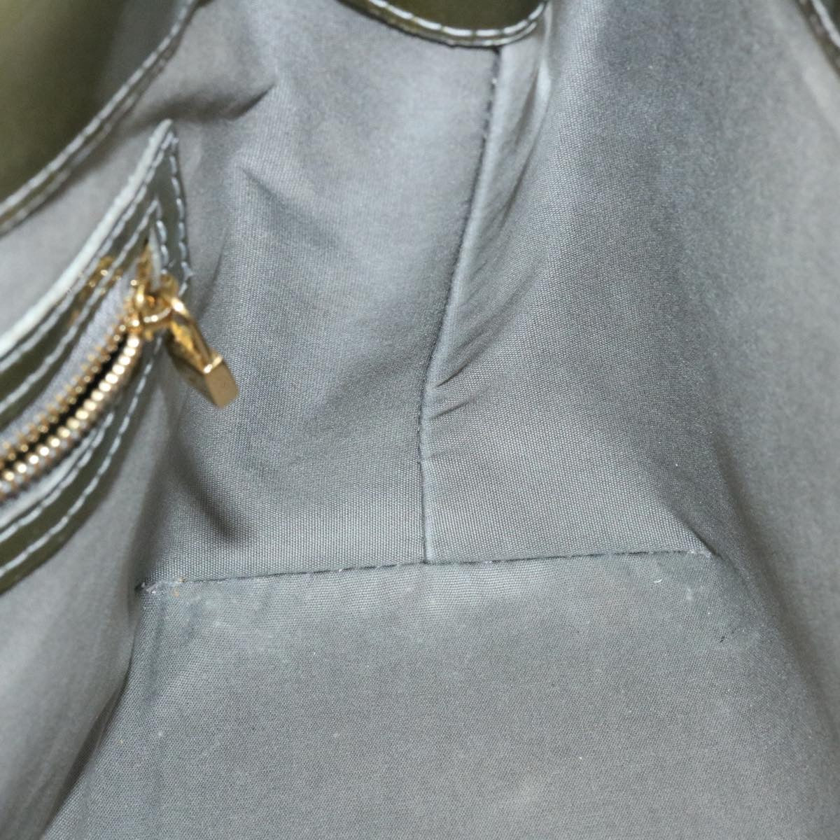 LOUIS VUITTON Vernis Wilshire PM Hand Bag Gris Art Deco M91627 LV 27062