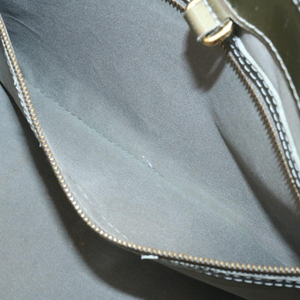 LOUIS VUITTON Vernis Wilshire PM Hand Bag Gris Art Deco M91627 LV 27062