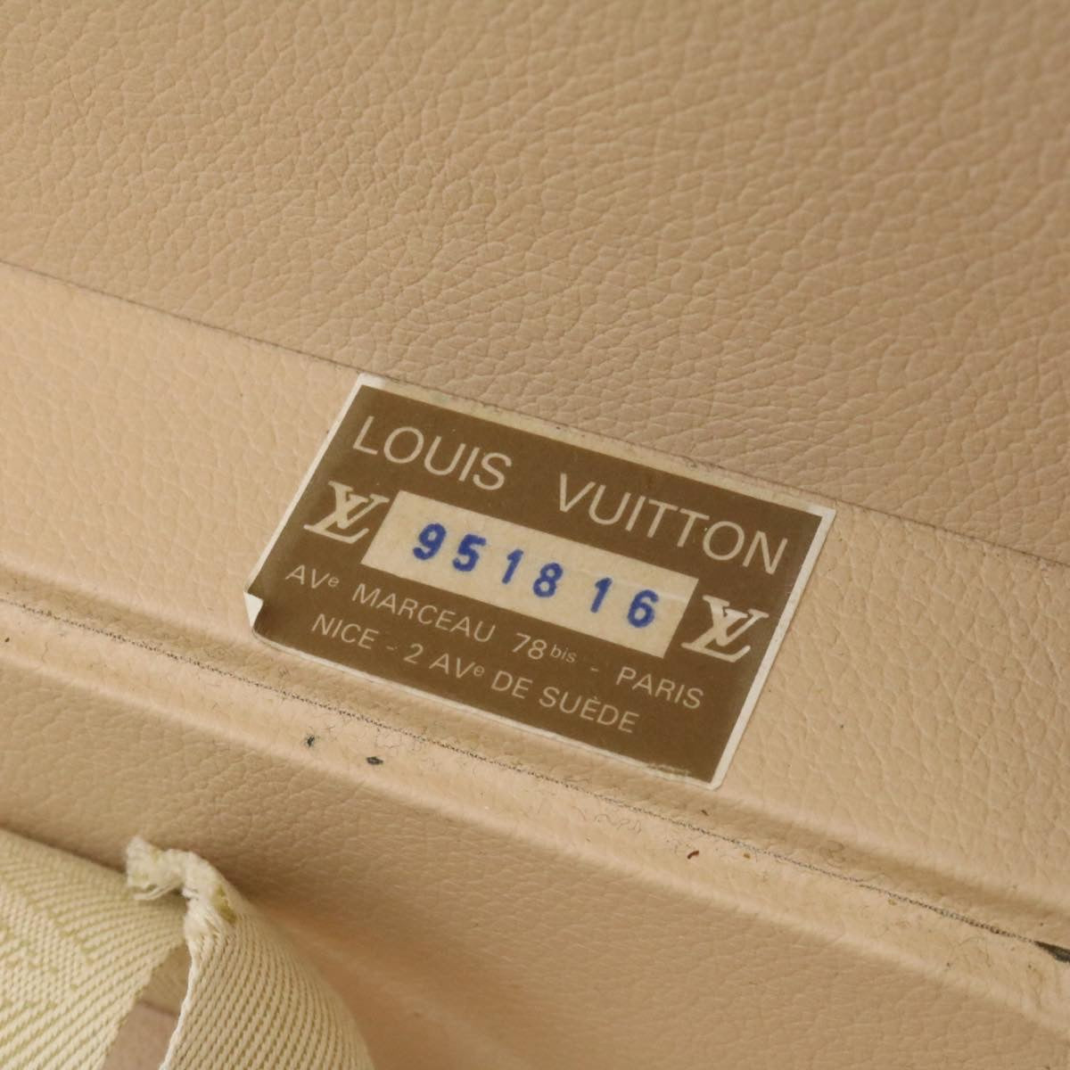 LOUIS VUITTON Monogram Cotteville 50Trunk Vintage M21422 LV 27063S