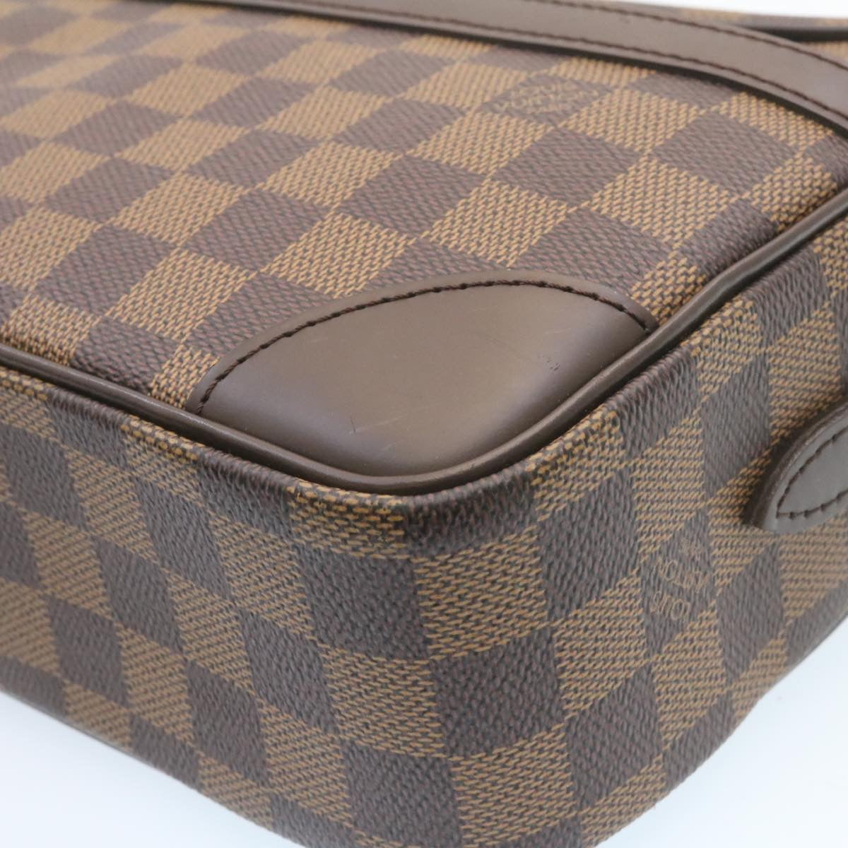 LOUIS VUITTON Damier Ebene Trocadero 27 Shoulder Bag N48085 LV 27264SA
