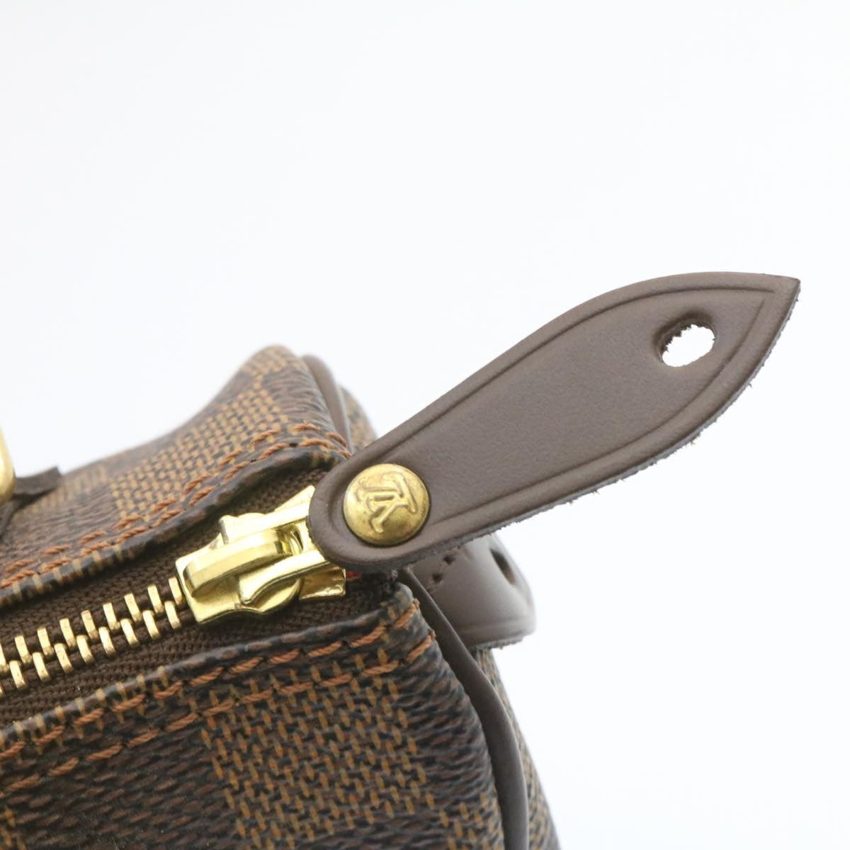 LOUIS VUITTON Damier Ebene Mini Speedy Hand Bag M41534 LV 27265S