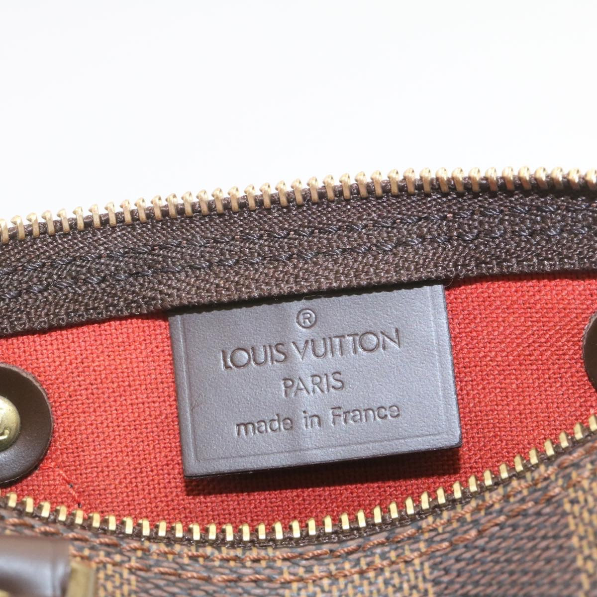 LOUIS VUITTON Damier Ebene Mini Speedy Hand Bag M41534 LV 27265S
