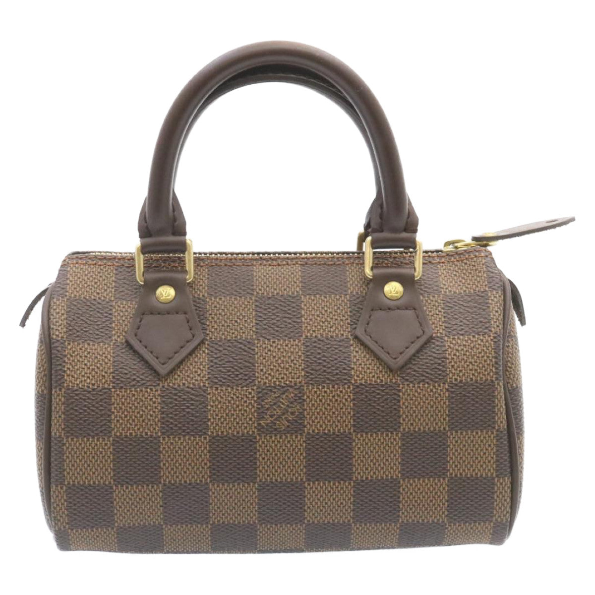 LOUIS VUITTON Damier Ebene Mini Speedy Hand Bag M41534 LV 27265S