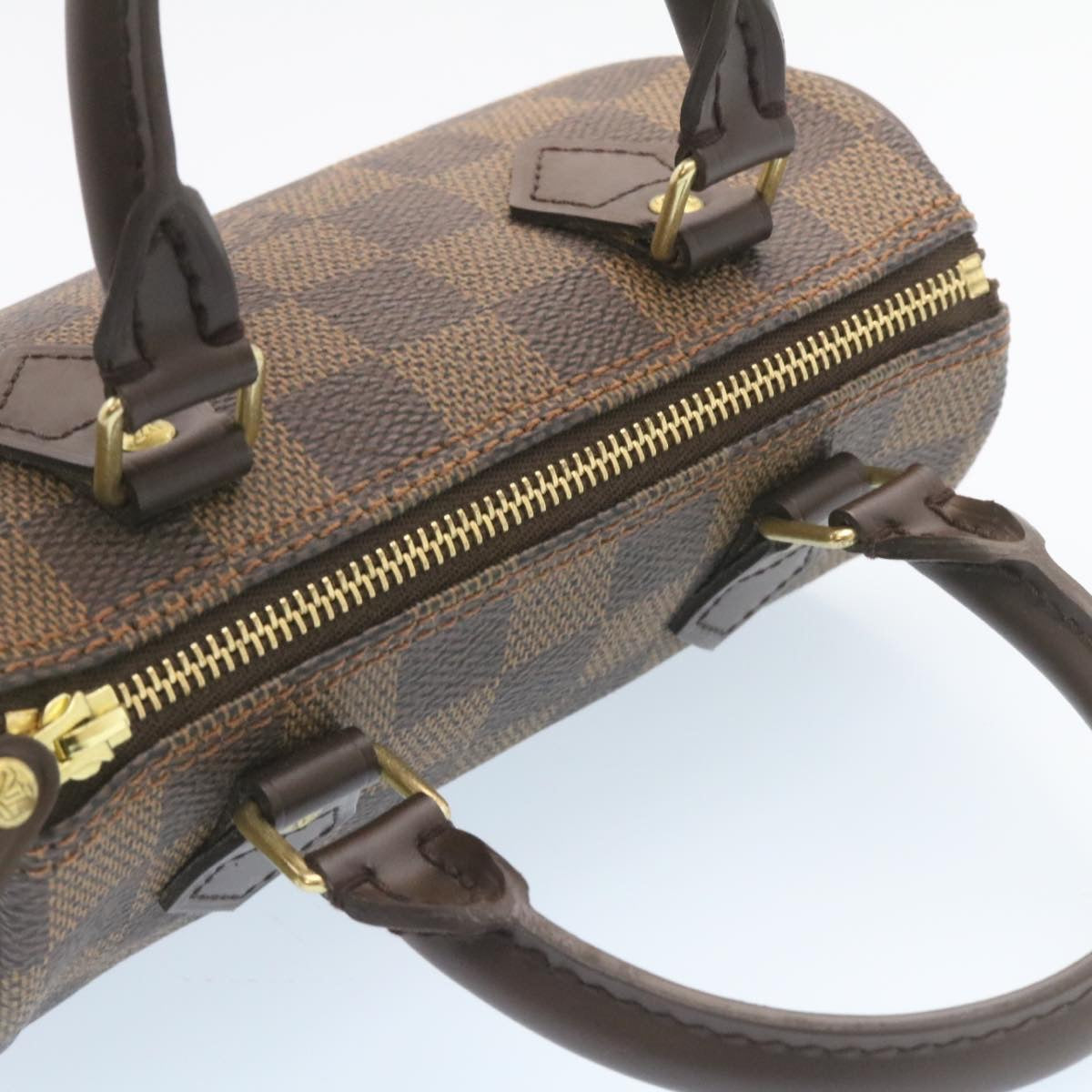 LOUIS VUITTON Damier Ebene Mini Speedy Hand Bag M41534 LV 27265S